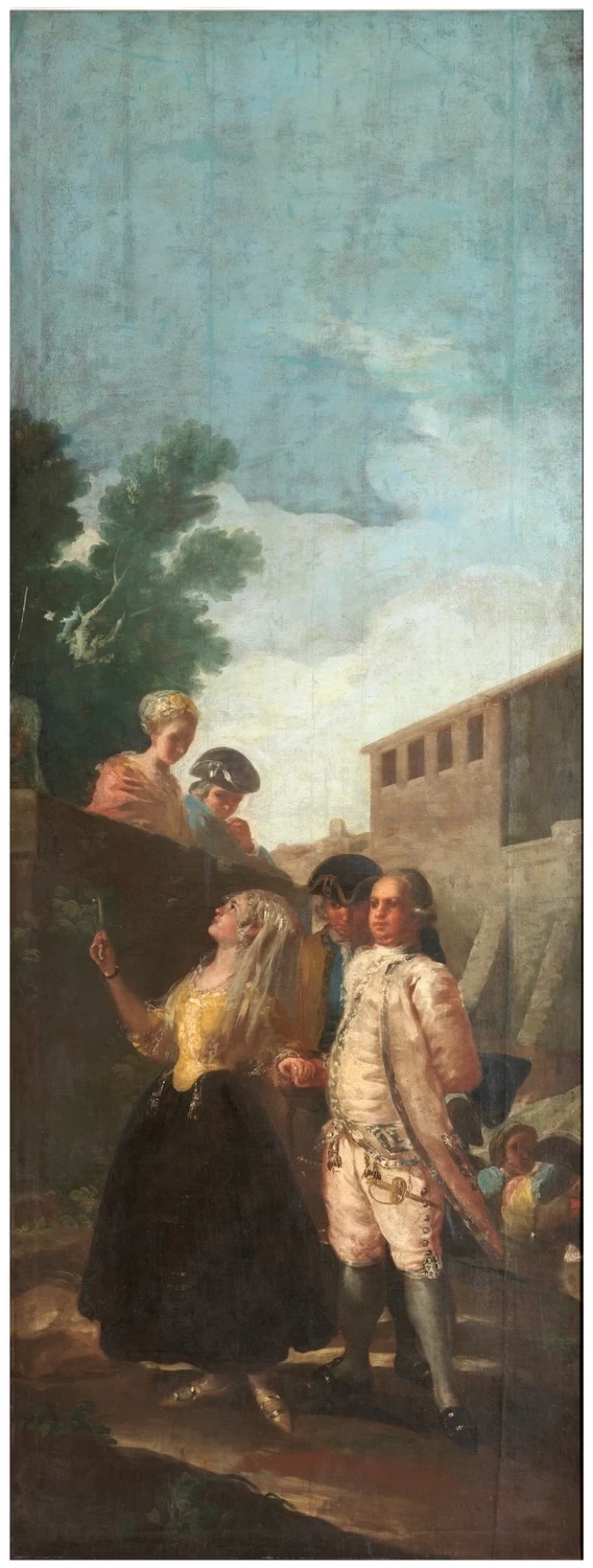 Francisco de Goya y Lucientes - 349, Il soldato e la signora, Museo del Prado, Madrid